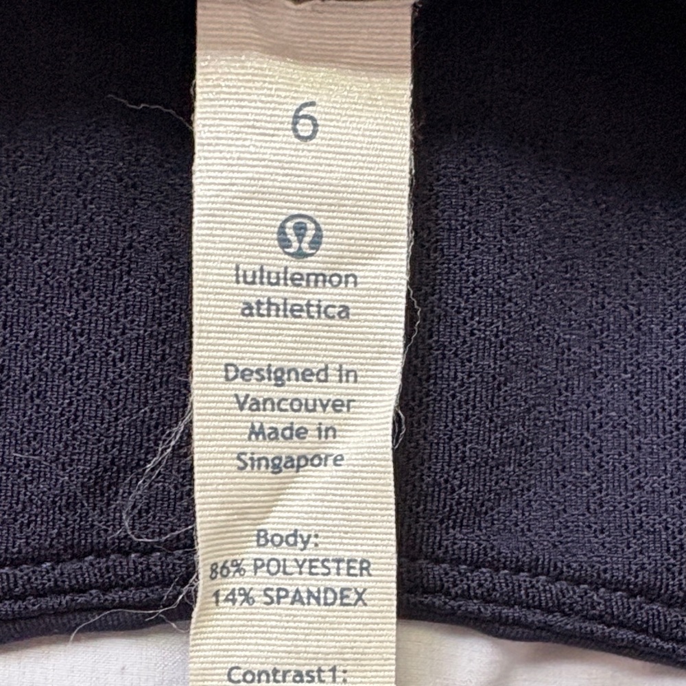 Lululemon Striped Navy and White Tank Top - Picture 4 of 10